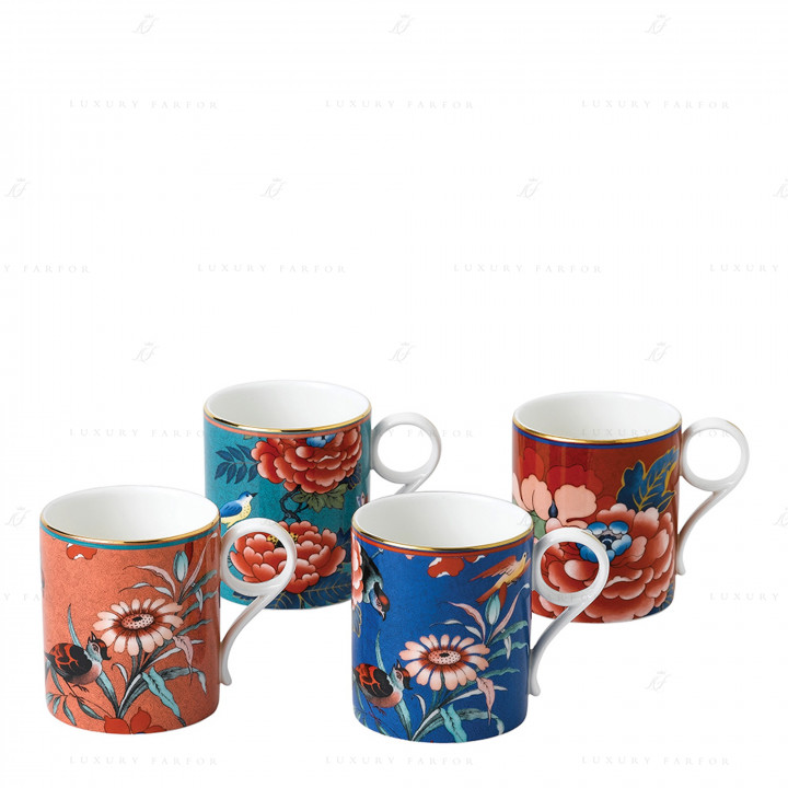 Кружка 200мл, 4шт. коллекции Paeonia Blush бренда Wedgwood