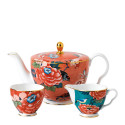 Набор из чайника, сахарницы и молочника коллекции Paeonia Blush бренда Wedgwood