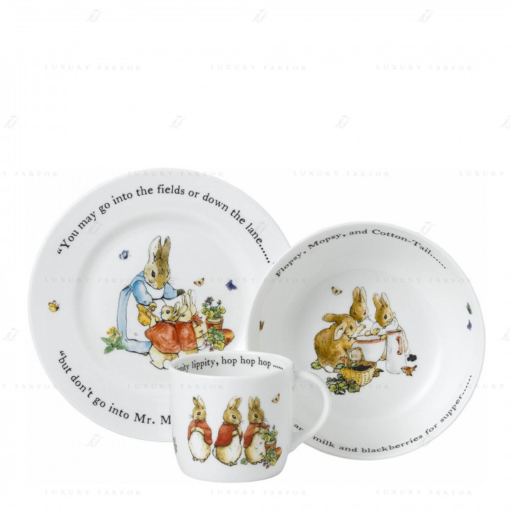 Набор из 3 предметов коллекции Peter Rabbit 
