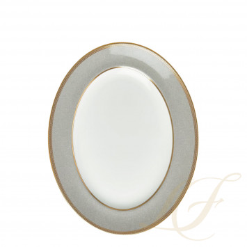 Блюдо овальное 35см коллекции Renaissance Grey бренда Wedgwood