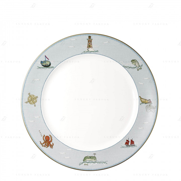Тарелка главная 31см коллекции Sailor's Farewell бренда Wedgwood