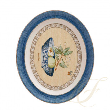 Блюдо овальное 42см коллекции Sarah`s Garden бренда Wedgwood