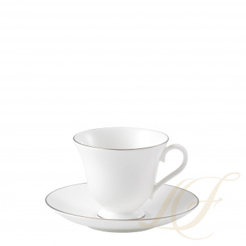 Чашка чайная с блюдцем коллекции Signet 