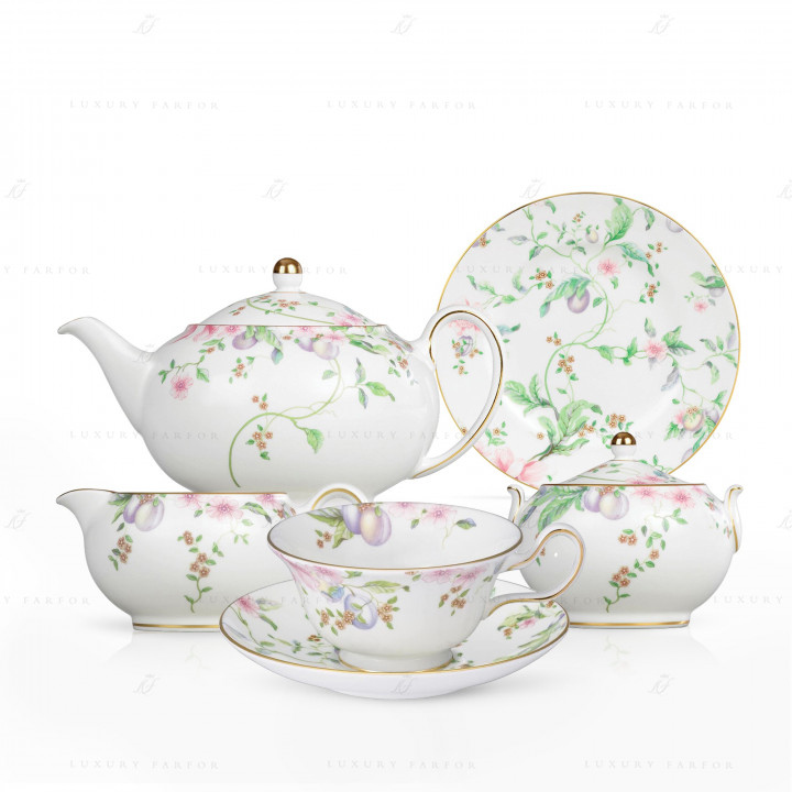 Чайный сервиз на 4 персоны коллекции Sweet Plum бренда Wedgwood