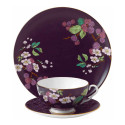 Тарелка закусочная 21см и чашка чайная с блюдцем коллекции Tea Garden 