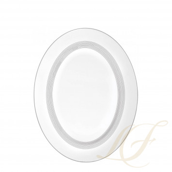 Блюдо овальное 35см коллекции Vera Wang - Moderne бренда Wedgwood