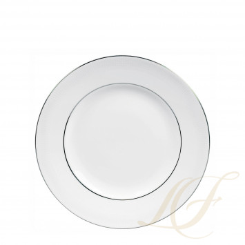 Тарелка главная 27см коллекции Vera Wang - Blanc Sur Blanc бренда Wedgwood