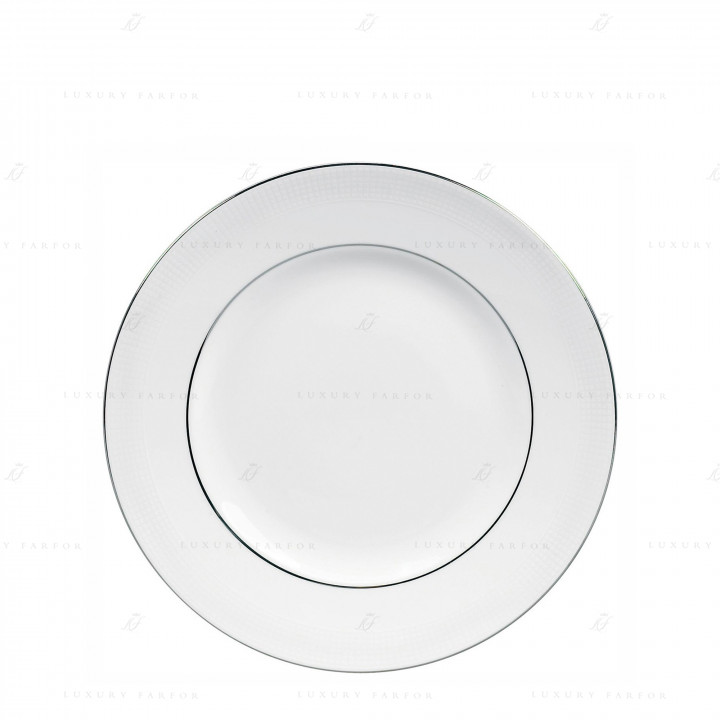 Тарелка главная 27см коллекции Vera Wang - Blanc Sur Blanc бренда Wedgwood