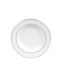Тарелка суповая 23см коллекции Vera Wang - Blanc Sur Blanc бренда Wedgwood