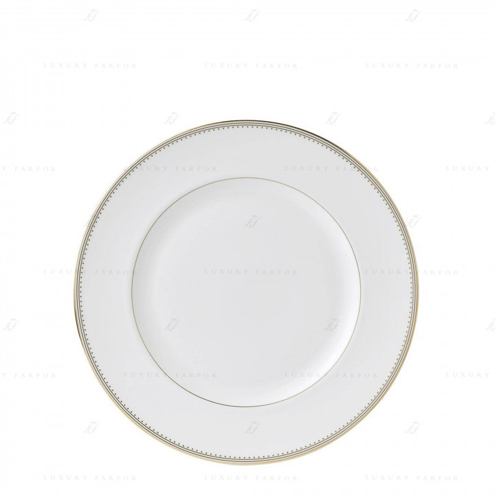 Тарелка главная 27см коллекции Vera Wang - Golden Grosgrain бренда Wedgwood