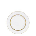 Тарелка закусочная 23см коллекции Vera Wang - Golden Grosgrain бренда Wedgwood
