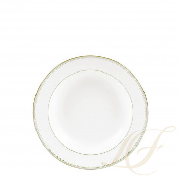 Тарелка суповая 23см коллекции Vera Wang - Golden Grosgrain бренда Wedgwood