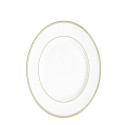 Блюдо овальное 35см коллекции Vera Wang - Golden Grosgrain бренда Wedgwood