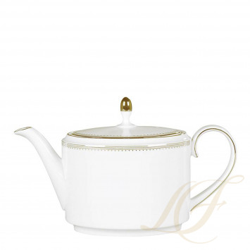 Чайник 1400мл коллекции Vera Wang - Golden Grosgrain бренда Wedgwood