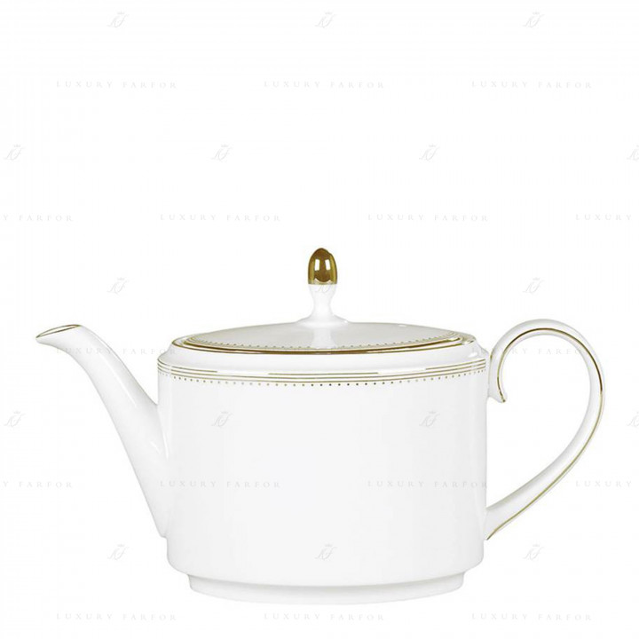 Чайник 1400мл коллекции Vera Wang - Golden Grosgrain бренда Wedgwood
