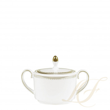 Сахарница коллекции Vera Wang - Golden Grosgrain бренда Wedgwood
