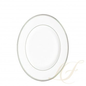 Блюдо овальное 35см коллекции Vera Wang - Grosgrain бренда Wedgwood