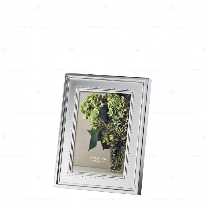 Рамка для фотографии 10x15см коллекции Vera Wang - Grosgrain бренда Wedgwood