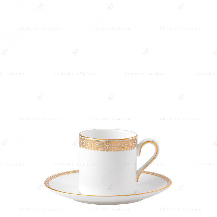 Чашка эспрессо с блюдцем 80мл коллекции Vera Wang - Lace 