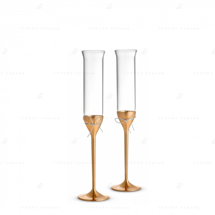 Флюте для шампанского 150мл, 2шт. коллекции Vera Wang - Love Knots бренда Wedgwood