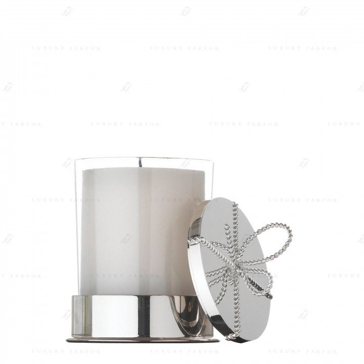 Свеча в банке с крышкой 18,5см коллекции Vera Wang - Love Knots бренда Wedgwood