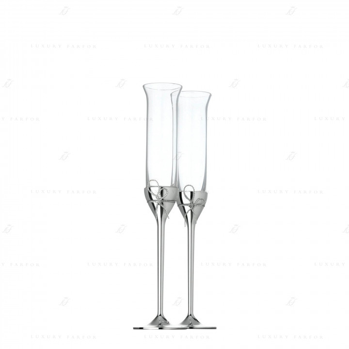 Флюте для шампанского 150мл, 2шт. коллекции Vera Wang - Love Knots бренда Wedgwood