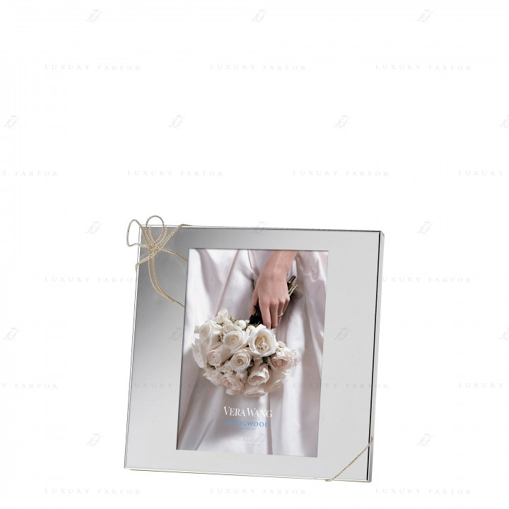 Рамка для фотографии 10x15см коллекции Vera Wang - Love Knots бренда Wedgwood
