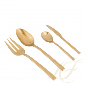 Набор столовых приборов из 4 предметов коллекции Vera Wang - Polished бренда Wedgwood