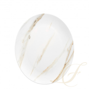 Блюдо овальное 35см коллекции Vera Wang - Venato Imperial бренда Wedgwood
