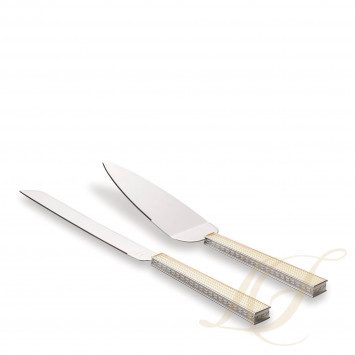 Нож для пирожных и лопатка для торта коллекции Vera Wang with Love Nouveau 