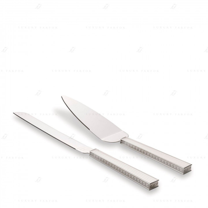 Нож для пирожных и лопатка для торта коллекции Vera Wang with Love Nouveau 