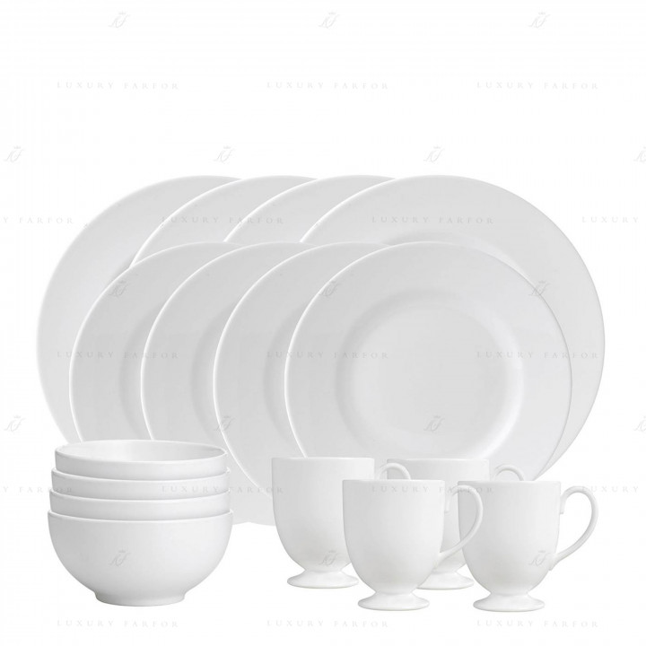 Набор из 16 предметов коллекции Wedgwood White бренда Wedgwood