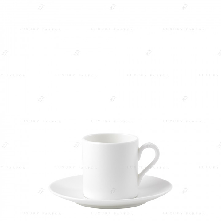 Чашка эспрессо с блюдцем коллекции Wedgwood White бренда Wedgwood
