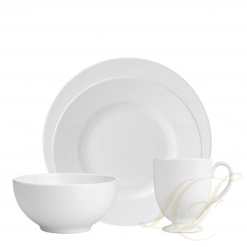 Набор из 4 предметов коллекции Wedgwood White бренда Wedgwood