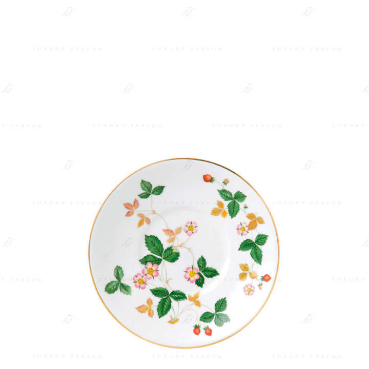 Блюдце для чайной чашке 15см коллекции Wild Strawberry бренда Wedgwood