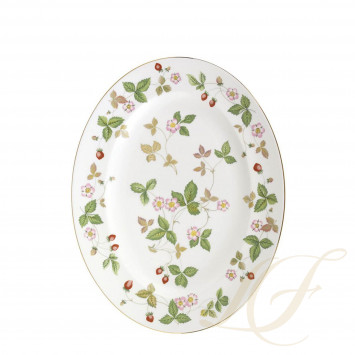 Блюдо овальное 35см коллекции Wild Strawberry бренда Wedgwood