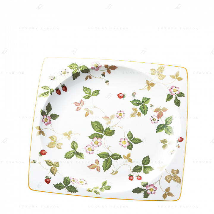 Блюдо для хлеба и масла 26см коллекции Wild Strawberry бренда Wedgwood